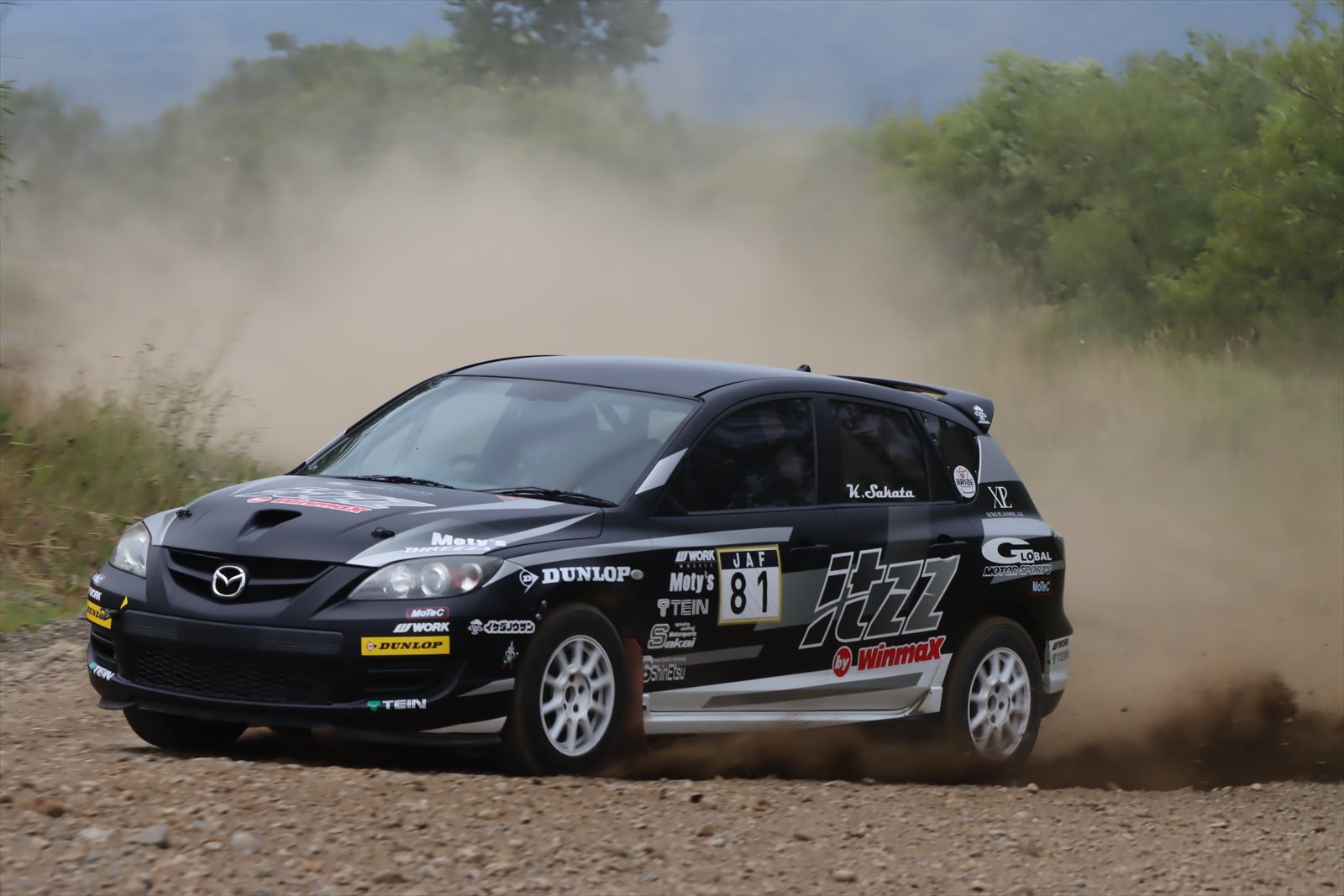 Sakata takes 2nd consecutive All Japan Dirt Trial Championship win with Mazdaspeed Axela MZRacing MAZDA Motorsport